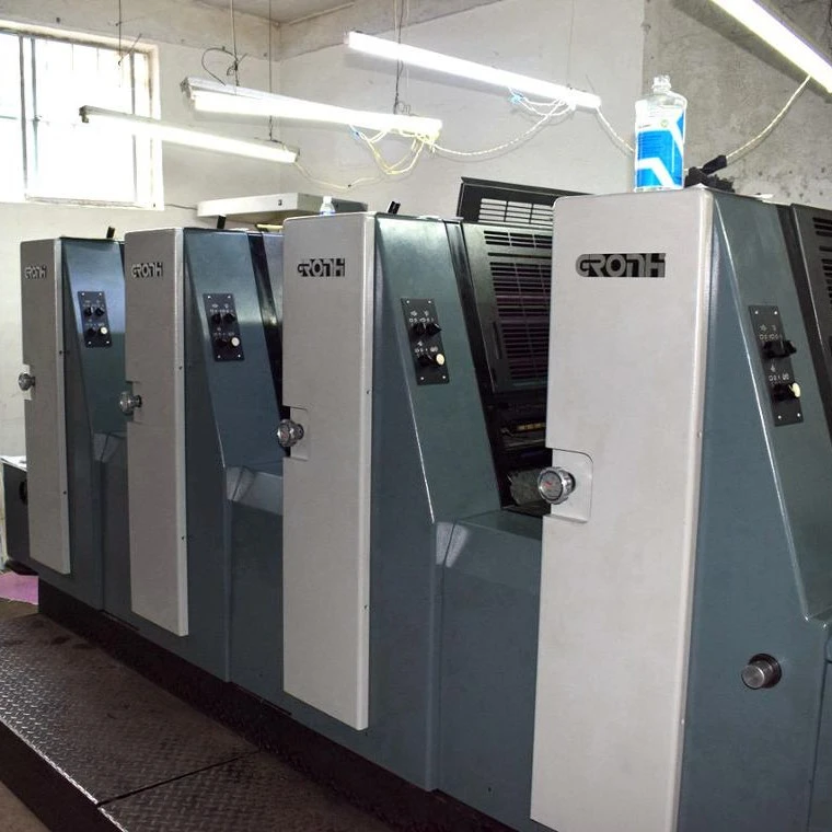 CMYK 4 Colors offset printing machine press