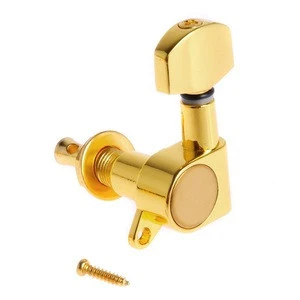 CNC Machine turning brass gold plate musical Guitar String Tuning Pegs,Acoustic Electric Tuners Machine Heads