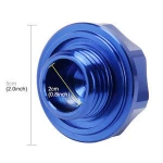 cnc machining aluminum auto fuel tank gas cap cover with anodized