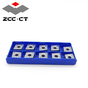 Cnc turning tool carbide insert cnmg120408 with high quality from the first cemented carbide cutting tool manufacturer, ZCCCT.