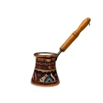 coffee burner for making coffee Turkish fashion with wooden handle customized color Made in India