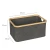 Collapsible Fabric Bamboo Laundry Hamper Clothes Toy Storage Box Laundry Basket