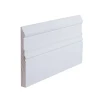 colonial architecturewood wall panel white primed wooden baseboard moulding