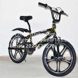 Colorful magnesium alloy wheels BMX freestyle bicycle