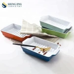 Colorful Porcelain Bakeware Ceramic Baking Set