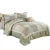 Import Comfortable pure cotton quilted patchwork ruffled bedding bedspread set quilts with individuation design from China