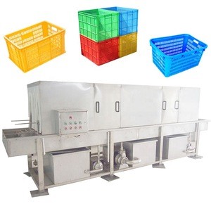 Commercial basket washing machine/basket cleaning machine/plastic box washing machine
