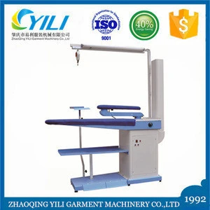 commercial fully automatic laundry steam press ironing with boiler machine