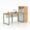 Commercial office desk metal loop legs single seat modern office furniture