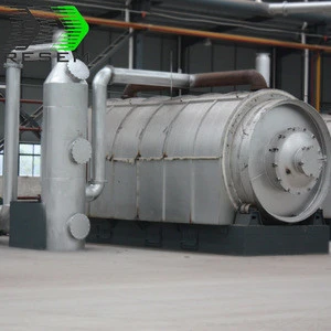 Competitive price waste rubber pyrolysis machine with auto loading and discharging