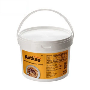 Confectionery product of hazelnut spread (Nut 26200 ) 3.0kg (6.6Lb ) bucket