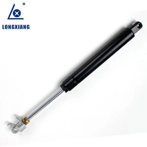 Controllable gas spring for hospital bed