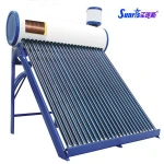 copper coil solar water heater