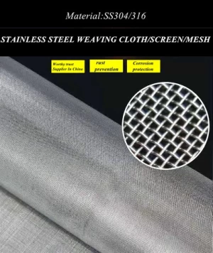 Corrosion Resistant Steel	250 Mesh Stainless Steel Wire Mesh Screen