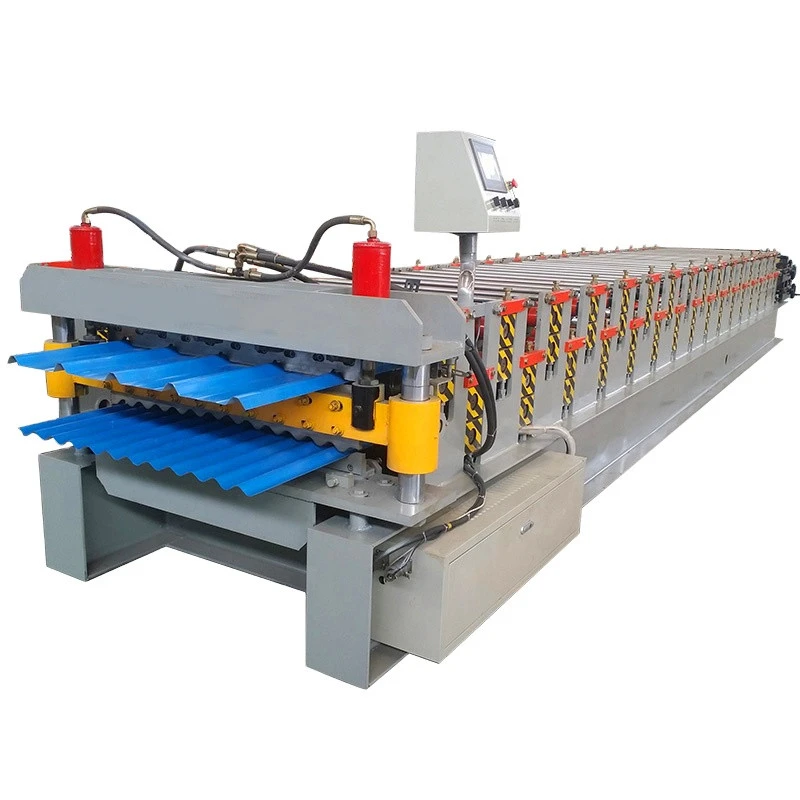 Corrugated iron sheet roofing tile making machine color steel sheet roll forming machine