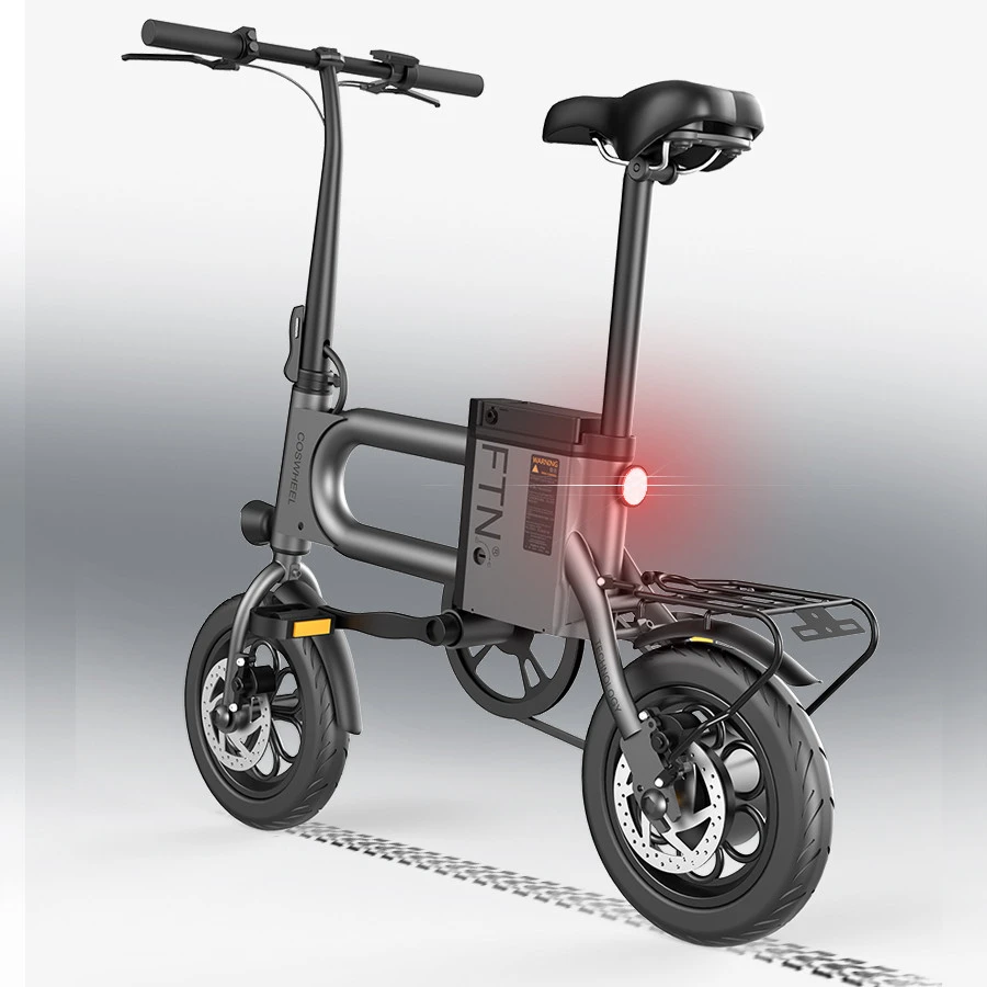 Coswheel Scooter,Environmentally Friendly Brushless Adult Electric+Bicycle, 8.7 Ah 12inch Folding E-bike