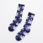 Cotton socks tie dye socks men colorful gradient ramp casual couple socks