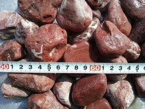 Crushed red stone, Chicked blood stone, Red rock Size 3-120mm