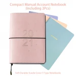 Custom 2021 Cute Pink Academic Travel Journal Gift Stationery Set Weekly Planner Stickers Pen Case