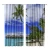 Import Custom 3D Digital Print Ocean Scenery Panel Rod Pocket Curtain for Kitchen Window from China