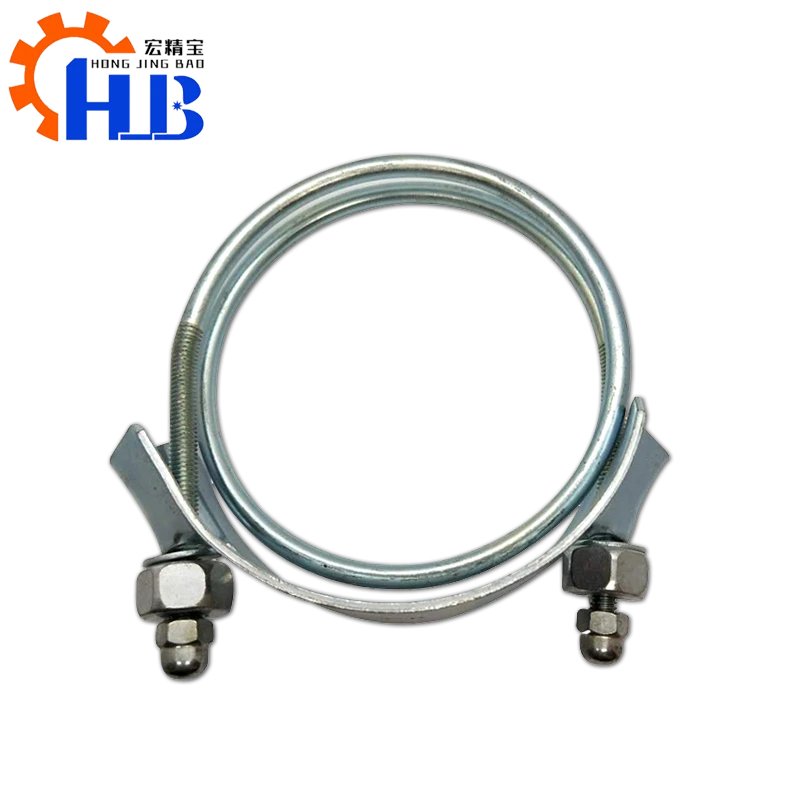 Custom Automotive Hose Clamp Adjustable Fuel Spring Loaded Clamps Stamping Clip Stainless Steel Spring Hose Clamp