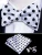 Import Custom Design Men&#x27;s Bow Ties Silk Black White Dots Self Tie Bowtie from China