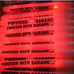 Custom Led Blinking Light Foam Glow Stick LED Foam Sticks Multicolor Glow Batons For Weddings Parties Raves Festivals Birthdays