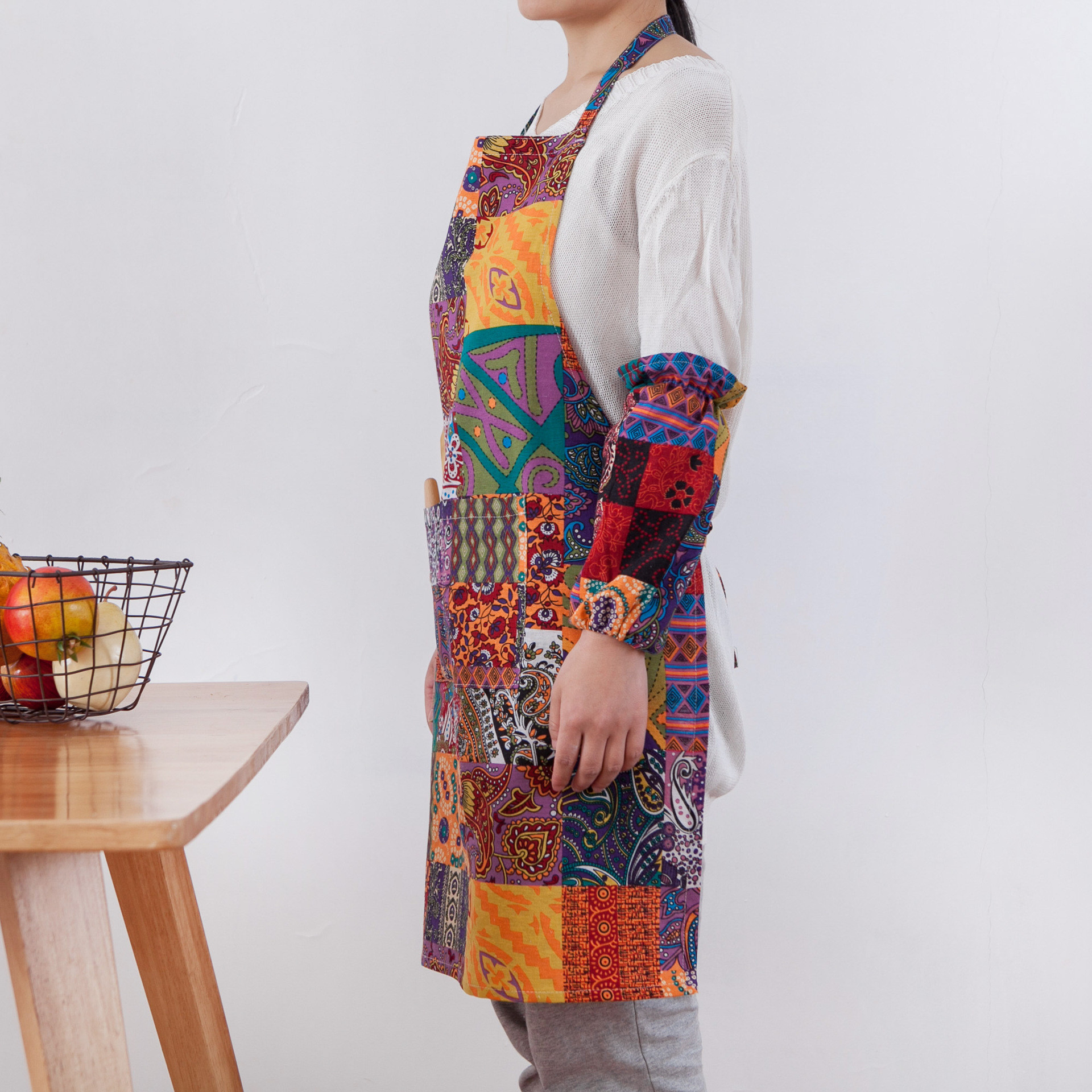 Procook Apron Buy Custom Logo Cotton Chef Cooking Apron With Pocket from Yiwu Yijia ...