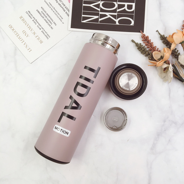Buy Custom Logo Double Wall Stainless Steel Water Bottles Vacuum Cup ...