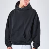 Custom logo High Quality Thick Cotton French Terry Drop Shoulders Oversized Pullover Hoodies