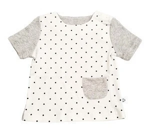Custom Logo Low Moq Summer 100% Organic Cotton Short Sleeve Child T Shirt