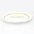 Import custom logo printed wholesale gold rim dinner set white ceramic fine porcelain 38pcs modern design dinnerware set from USA