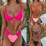 custom logo  swimwear beachwear printing  girl bikini