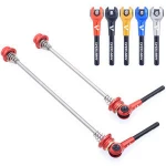 Custom LOGO Ultralight Bicycle QR Ti Skewers MTB Road Bike 100/135MM Wheel Hub Quick Release Skewers Axle