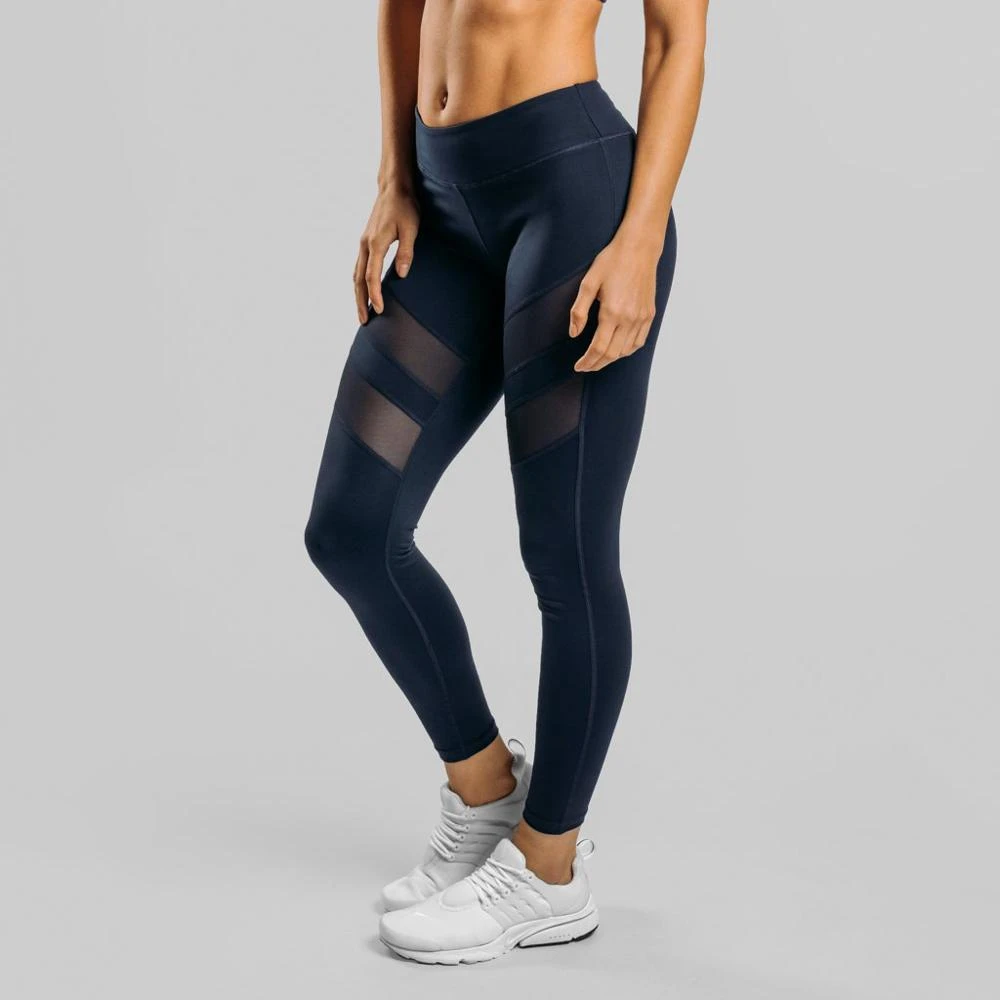 Custom Mesh Panel Leggings Women Gym / Yoga Pants