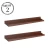 Import Custom modern natural the finest ornament floating shelves in wood wooden wall shelf set of 2 from China