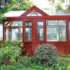 Custom outdoor garden curved frame aluminum glass  sunroom