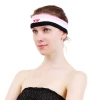 Custom pattern sports cotton headband elastic embroided terry cloth sweatbands