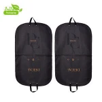 custom printed hanging zip lock mens suit garment bag