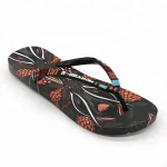 Custom Printed Promotion Beach Slippers PVC Men Flip Flops