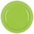 Import Custom Round Plastic Plates Solid-Color Disposable Recyclable Food-Safe Party Multi-Size Made in U.S.A. from USA