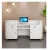 Import Custom Size Checkout Counter Retail Store Wooden I Shape Front Cashier Counter Desk For Retail Stores from China