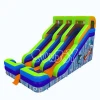 Custom slides outdoor children toys waterslides aqua slide lake inflatable water slides with pool