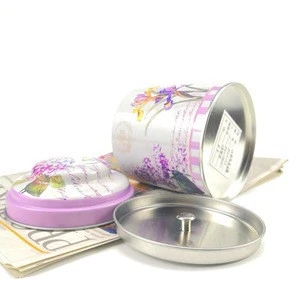 Custom Tea Tin Round Tin Can for Tea