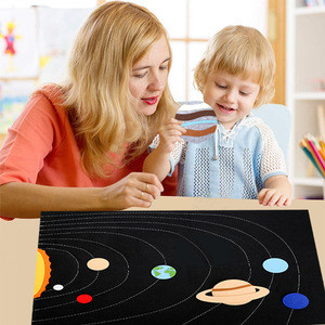Buy Custom The Solar System Educational Toy Felt Funny Baby Soft ...