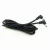 Custom Voltage 12v 24v 30V 18awg 3A 5A Rated DC cable 5.5x2.1mm DC male right angle plug DC power cable