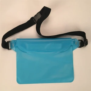 Custom Wholesale Colorful PVC Bumbag Waterproof Phone Waist Bag For Swimming Sports