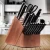 Import Custom wholesale kitchen knife holder stand universal wooden acacia knife block from China