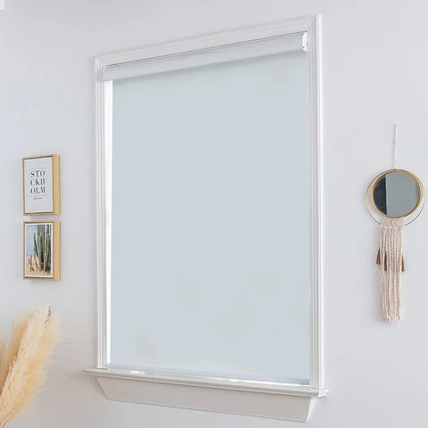 Customized Automatic Roller Blinds Motorized Roller Blackout Blinds