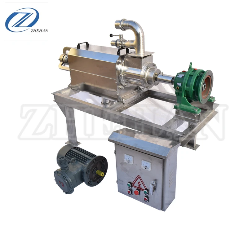 Customized full stainless steel solid liquid sepatator machine for food grade material